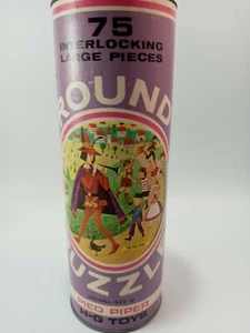 Vintage 60’s The Pied Piper 75 Piece Puzzle 12” Round HG Toys Otterheimer. (M) - Picture 1 of 6