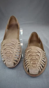 Nisolo sandalo pelle Huarache donna taglia US 7 mandorla NUDO - Foto 1 di 11
