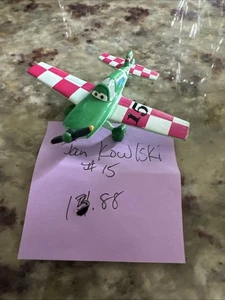 Disney Pixar Plane JAN KOWLSKI #15 - Mattel - Die Cast Polish Green White Red - Picture 1 of 7