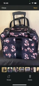 KROSER Rolling Laptop Briefcase Premium Rolling Laptop Bag Fits Up to 15.6 Inch - Afbeelding 1 van 12