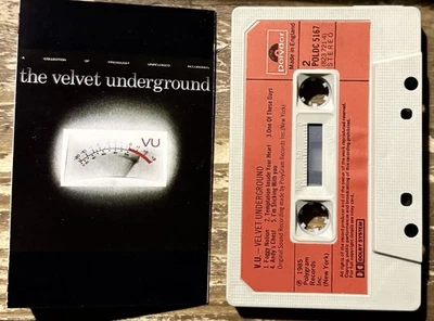 The Velvet Underground / V.U.- RARE Cassette Tape UK 1985 POLYDOR POLDC5267 - Image 1 of 4