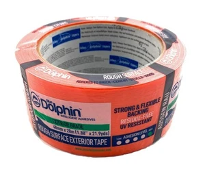 Heavy Duty Rough Surface Exterior Masking Tape Clean Peel UV - Picture 1 of 4