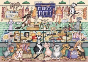 Ravensburger Dapper Dogs No.1 Digby’s Deli 1000 Piece Jigsaw Puzzle for Adults a - Picture 1 of 6