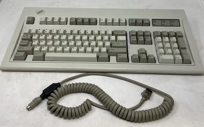 IBM 1391401 Model M Clicky Keyboard Plate Num F2 JAN 89 GUC - Image 1 of 4