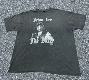 Vintage ECW Brian Lee The Legend Killer T Shirt XL 90s Rare Wrestling - Picture 1 of 7