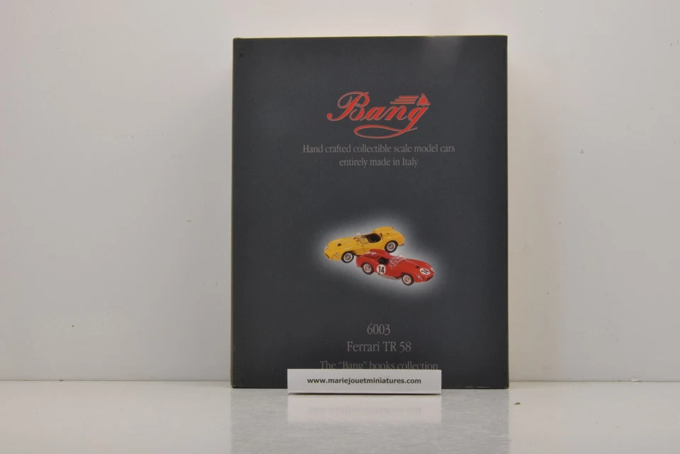 THE BANG BOOK COLLECTION FERRARI TR 1958 BANG 1/43 ÉTAT NEUF EN COFFRET - Photo 1/4