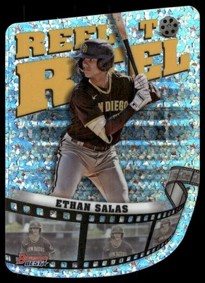 2023 Bowman's Best #RR-24 Ethan Salas Reel-to-Reel Die Cut Mini-Diamonds - Image 1 of 2