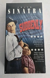 Suddenly VHS Tape VCR 1954 Frank Sinatra 1996 New And Sealed  - Picture 1 of 4