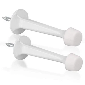 2 Pack Solid Rigid Door Stops - Heavy Duty Door Stoppers Wall Protector with ... - Picture 1 of 6