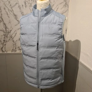Reiss x Castore Water Repellent Padded Gilet  men's L  blue golf body warmer - Picture 1 of 20