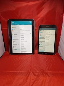Samsung Galaxy Tab 4 10.1" SM-T530 16GB Wi-Fi Black & Sm T310 Tablet Bundle T3 - Picture 1 of 6