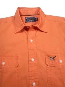 American Living & Co. Button Up Shirt Men Large Oversized NWT Eagle Embroidered - Picture 1 of 10