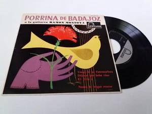 Porrina De Badajoz " I Come Mi Extremadura " 7 " EP Single G/VG Be / MBE1961 - Picture 1 of 2