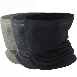Winter Fleece Neck Gaiter Face Mask Bandana for Cold Weather Skiing Warmer Scarf - Picture 1 of 22