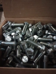 1/2” x 1-3/4” Grade A307 Galvanized Hex Bolt Unistrut Lot Of 50 - Picture 1 of 3