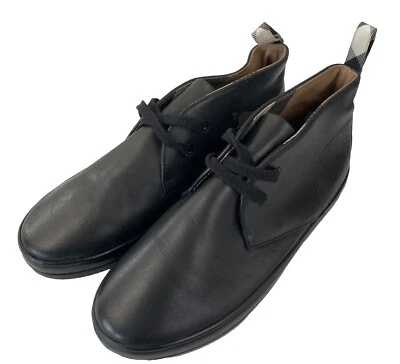 Burberry мальчика кожи шнурует вверх ботильоны кроссовки Nova чек подкладка ЕС 35/ США 3 - Изображение 1 из 4