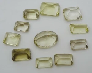 Konvolut großer Vintage Rauchtopas Edelsteine - Bild 1 von 2