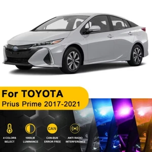 Multicolor Interior LED Lights Package Kit Fits TOYOTA Prime 2017-2021 10X+TOOL - Picture 1 of 17