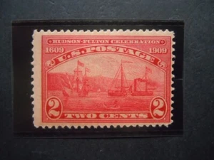 #372 2c Hudson-Fulton MNH OG VF CV $21 "Includes New Mount" #2 - Picture 1 of 2