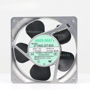 NMB-MAT 4715MS-20T-B5A fan AC 200V 15/13W 120*120*38mm Axial Cooling FAN - Picture 1 of 5