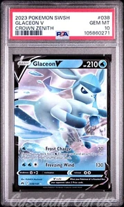 PSA 10 Glaceon V 038/159 Crown Zenith Pokemon - Bild 1 von 2