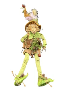 Katherine's Collection Fall Harvest Woodland Fairy Elf Pixie Shelf Sitter Doll - Picture 1 of 13