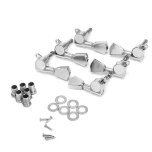 Chrome Grover Style Tulip Tuners / Machine Heads / Tuning Pegs / 3 a side - Picture 1 of 5