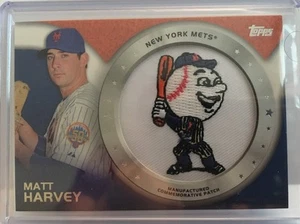  2014 Topps Manufactured Commemorative Team Logo Patch #CP21 Matt Harvey Card - Picture 1 of 2