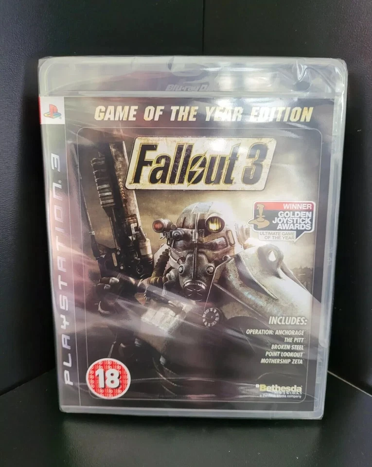 Fallout 3 Game of the Year Edition PS3 NEU Und Sealed Original UK Version GOTY - Bild 1 von 1
