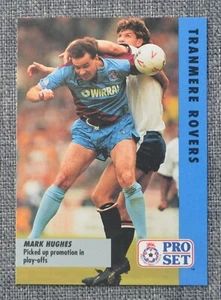 1991-92 PRO SET FIXTURE CARD - TRANMERE ROVERS No 44 - Picture 1 of 1