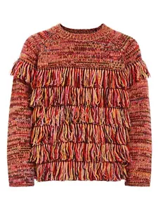 BNWT STELLA MCCARTNEY KIDS PULLOVER JUMPER TANGERINE GIRLS SIZE 6 RRP $209 - Picture 1 of 7