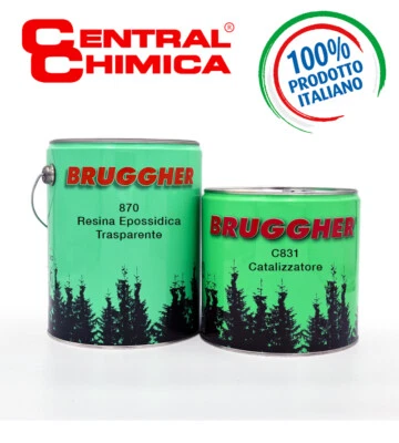 Resina Epossidica Trasparente Effetto Acqua  1,6 KG ( 1000+600) - Immagine 1 di 4