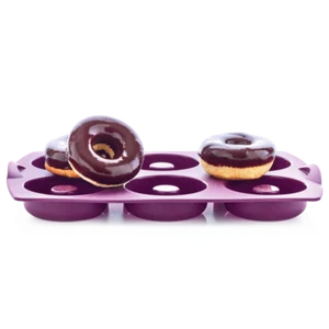 Tupperware Donut Bagel Backform Silikon Silikonform Diabolo Backen NEU/OVP - Bild 1 von 6