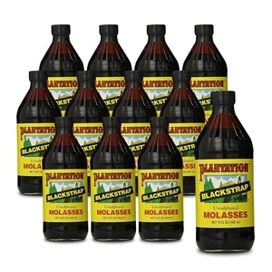 Plantation Blackstrap Molasses 15 oz (Pack of 12) - Picture 1 of 6