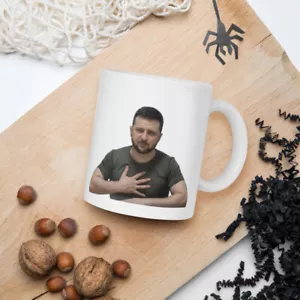 Mug Volodymyr Zelenskyy Ukraine President Кружка Володимир Зеленський Україна - Picture 1 of 3