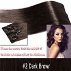 Clearance Clip In 100% Real Remy Human Hair Extensions Us Highlight Ombre Curled
