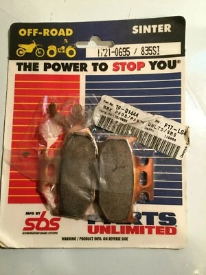SBS 835SI FRONT SINTER OFF ROAD Brake Pads FIT SUZUKI 05 LT 700 KING QUAD 08 750 - Image 1 of 2