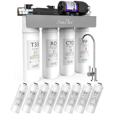 WP2 400GPD Reverse Osmosis System Tankless Water Filter Purifier Filtration - Image 1 of 4