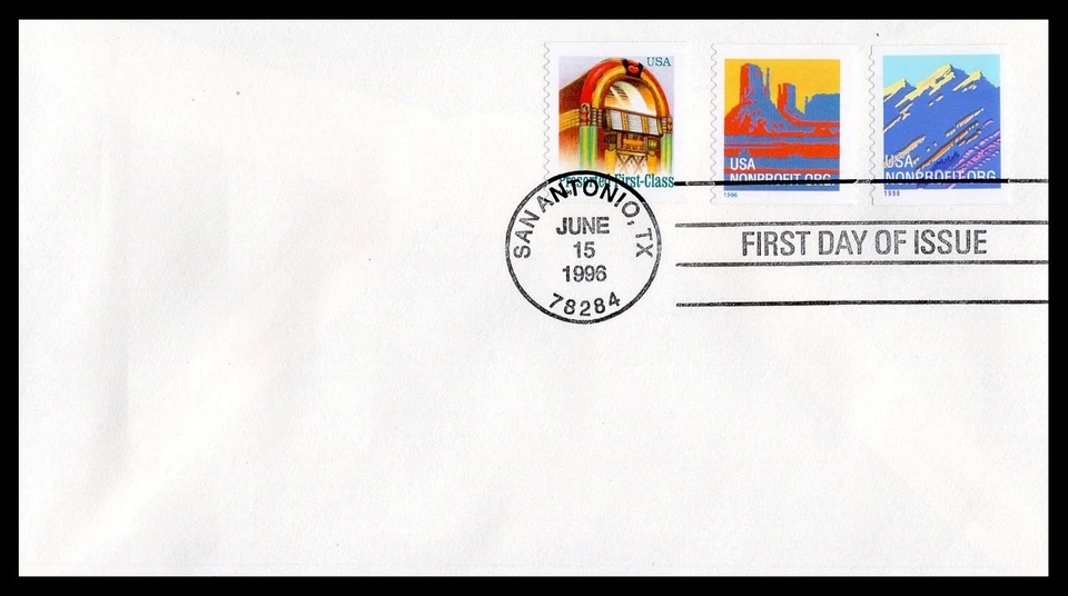 US FDC # 2904A (5c) Mountain none COMBO  1996, 9J845 - Image 1 of 1
