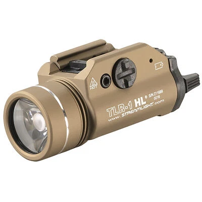 Фонарик Streamlight 69266 TLR-1 HL 1000 лм светодиодный установленный свет темная земля - Изображение 1 из 2