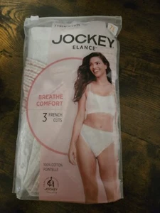 Jockey Elance French Cut 100% Cotton Underwear - Women's -Size 7 - Picture 1 of 6