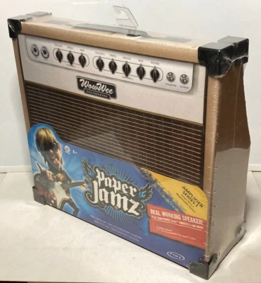 Paper Jamz Guitar Amplifier Series 1 Tan/Brown New Sealed 2009 WowWee Group - Image 1 of 4