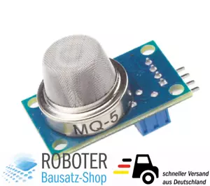 MQ-5 Gas Sensor H2, LPG, CH4, CO, Alkohol, Methan, Wasserstoff Arduino Modul - Bild 1 von 3