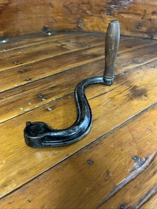 Antike Handkurbeln gemarkt 357-5 Holzgriff - Bild 1 von 5