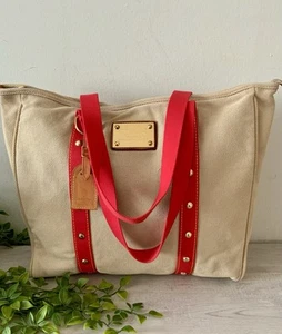 LOUIS VUITTON AUTHENTIC ANTIGUA CABAS GM LARGE BAG - Picture 1 of 15