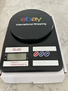 NEW! EBAY Digital Postal Kitchen Scale Portable Battery TableTop 20lb Capacity - Picture 1 of 5