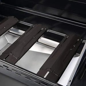 4 Stück Verstellbare Edelstahl Grill Heizplatten Ersatz für Gasgrills - Picture 1 of 10