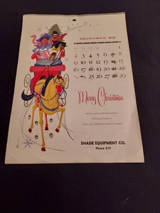 1957 Massey-Harris Advertising Calendar Shade Equipment Winchester Virginia - Picture 1 of 9