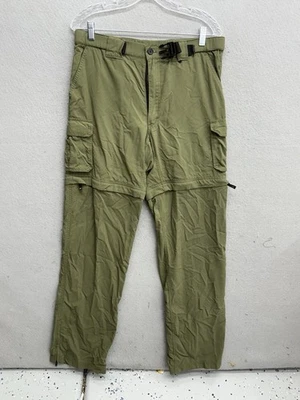 Boy Scouts BSA Pants Mens 34x33 Relaxed Green Switchback Convertible Uniform - Image 1 of 4