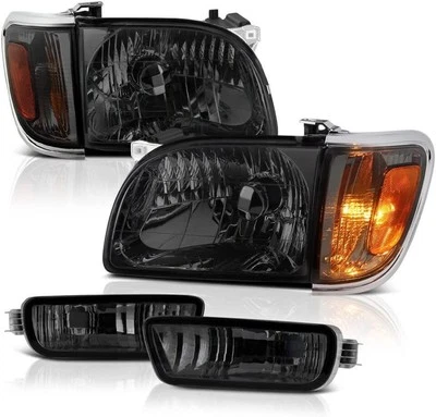 Faros para Toyota Tacoma 2001-2004 + Lámparas de señalización de esquina + Par de luces de parachoques Foto 1 de 4